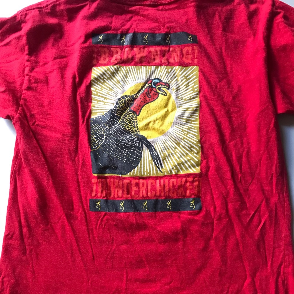 Boys browning thunder chicken shirt